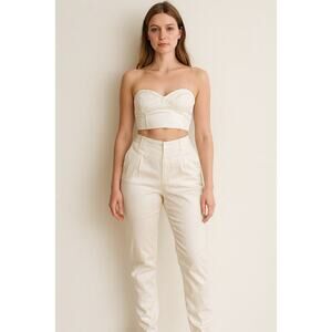 RtA Matching Set Bustier & High Waist Trousers Size 8 NWT
